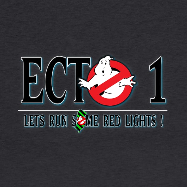 Ecto 1- run red lights by GCNJ- Ghostbusters New Jersey